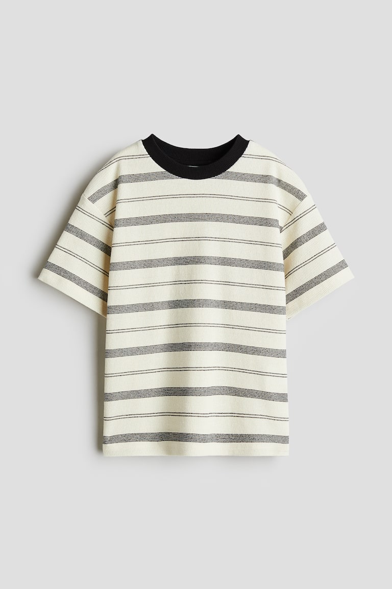 H&M Jacquard-T-Shirt in Loose Fit Räumungsverkauf
