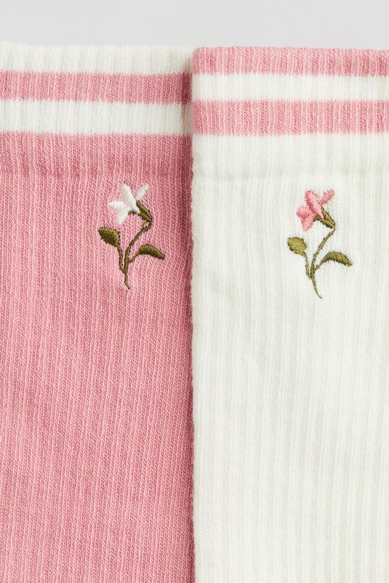 H&M 2er-Pack Kniestrümpfe Bis zu 60% Rabatt