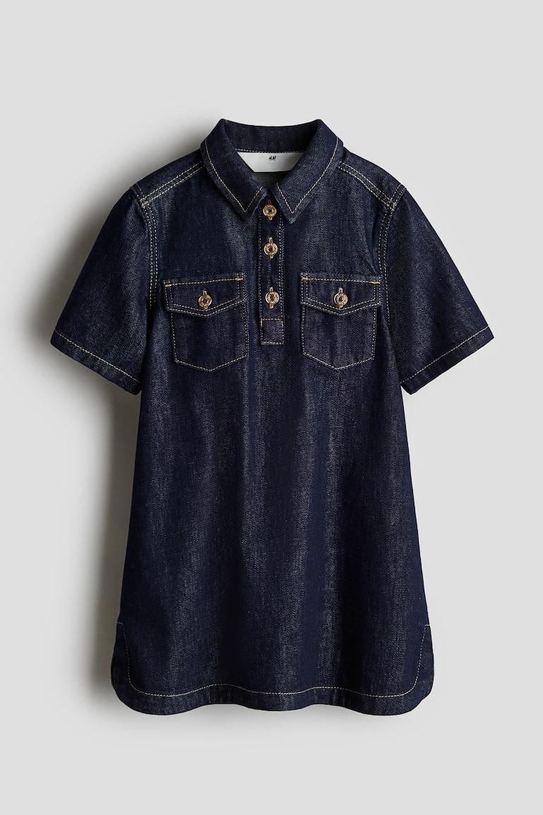H&M Blusenkleid aus Denim Nur für heute