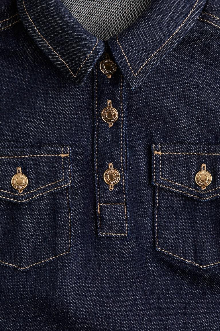 H&M Blusenkleid aus Denim Nur für heute