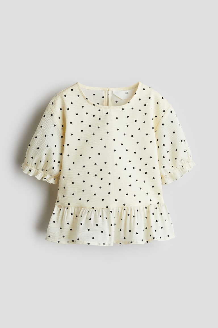 H&M Peplumbluse 50% Rabatt mit kostenlosem Versand