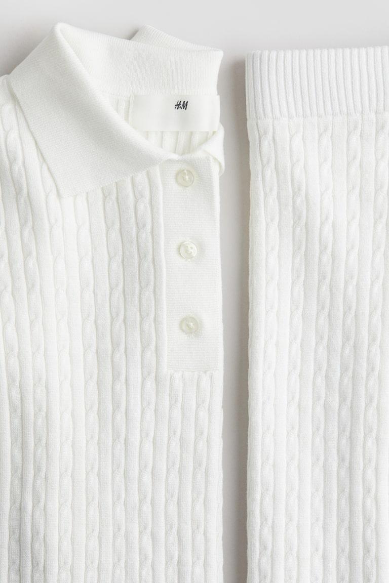 H&M 2-teiliges Set mit Zopfmuster Hotsell