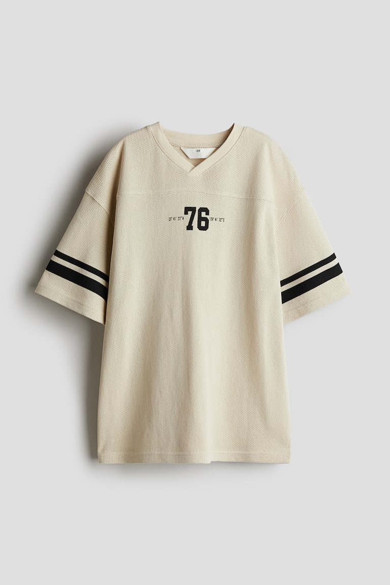 H&M Hockeyshirt in Loose Fit Schlussverkauf