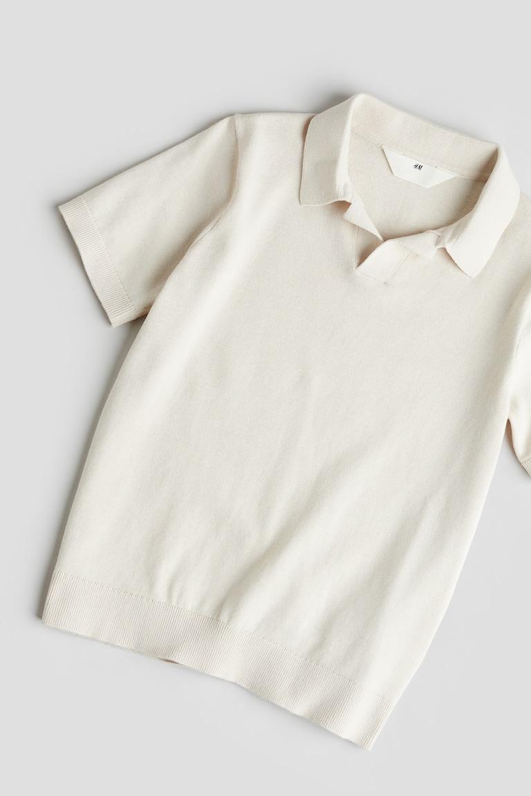 H&M Poloshirt aus Feinstrick Günstiger Verkauf