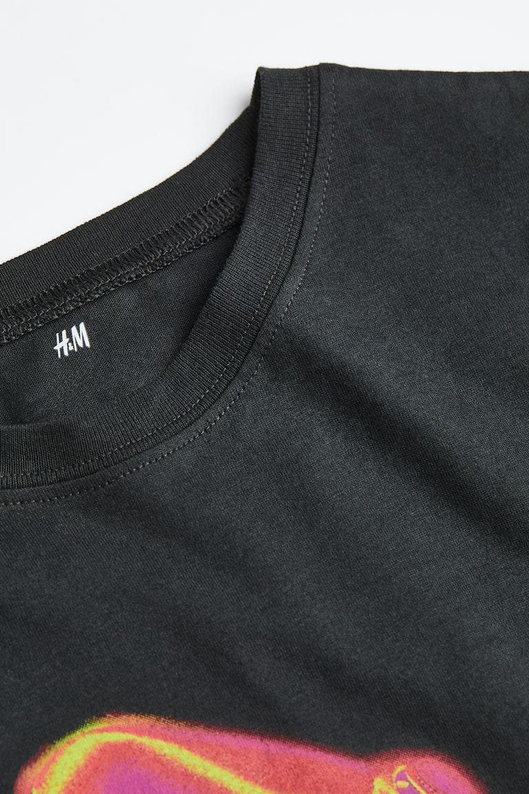 H&M Baumwoll-T-Shirt mit Print Begrenztes Angebot