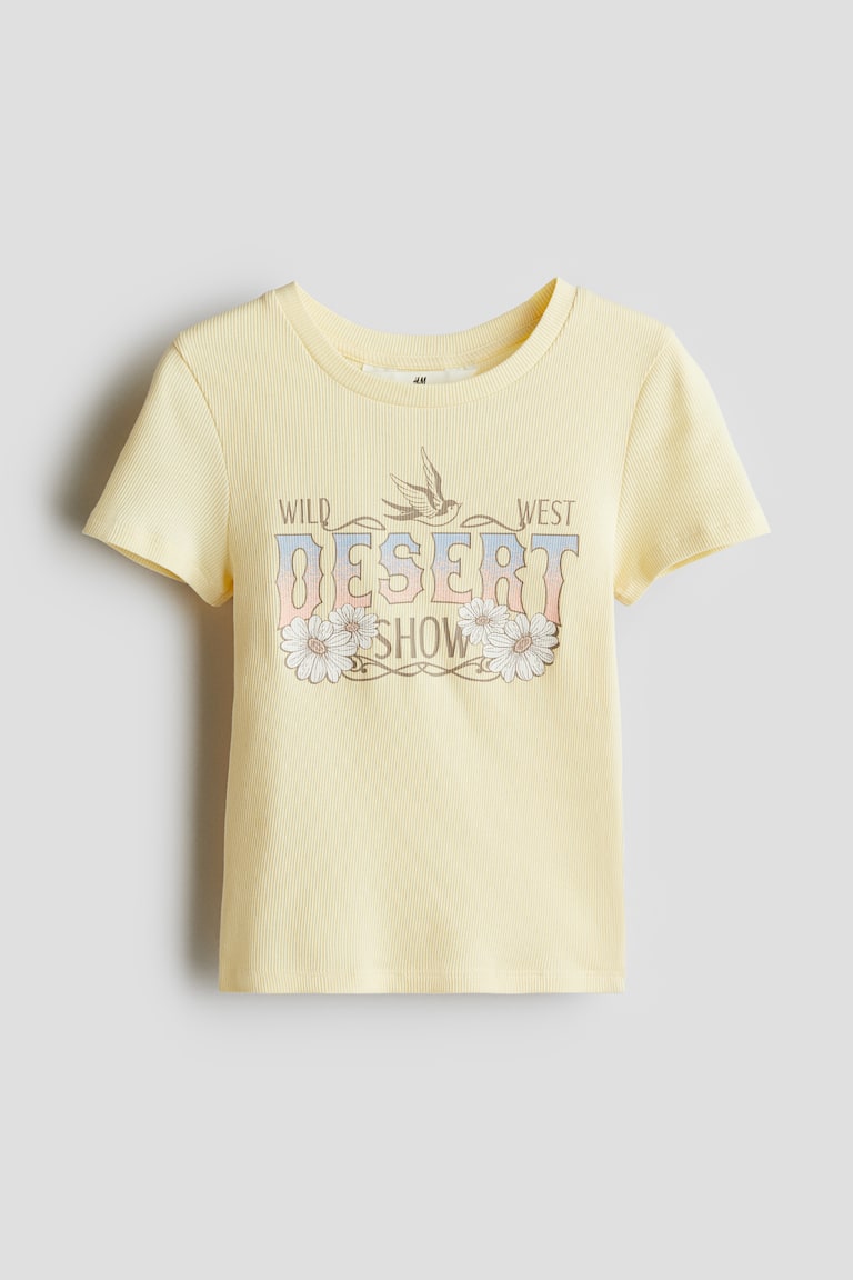 H&M Baumwollshirt mit Motivprint Zeitlich begrenztes Angebot