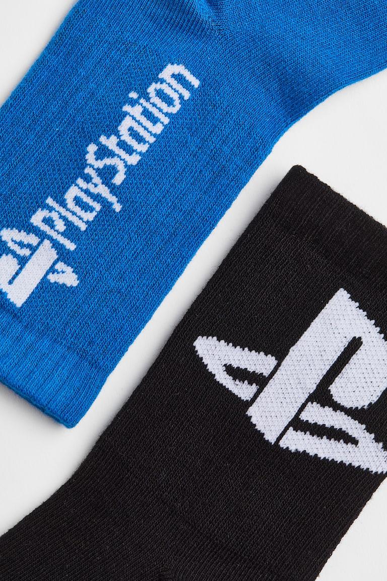 H&M 5er-Pack Socken mit Intarsienmotiv Blitzangebot