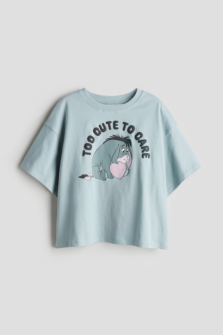 H&M Baumwoll-T-Shirt mit Print Saisonale Angebote