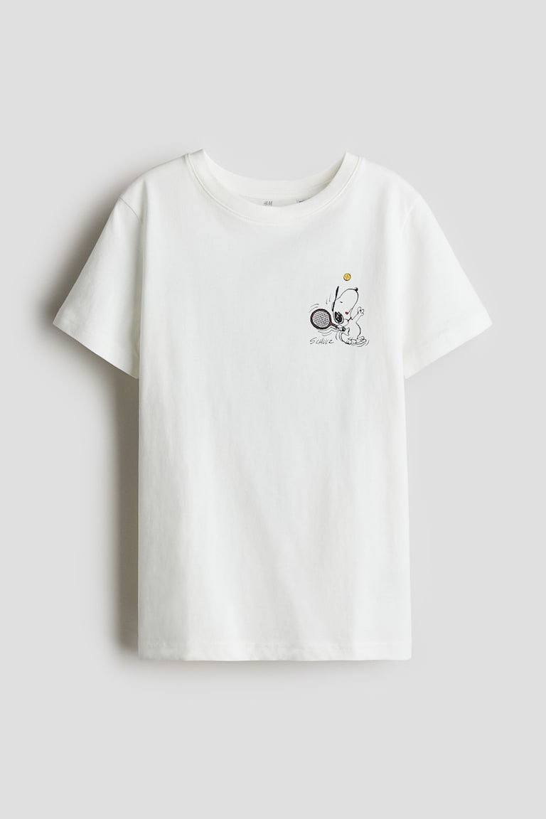 H&M T-Shirt mit Print Riesige Ersparnisse