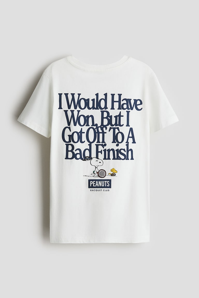 H&M T-Shirt mit Print Riesige Ersparnisse