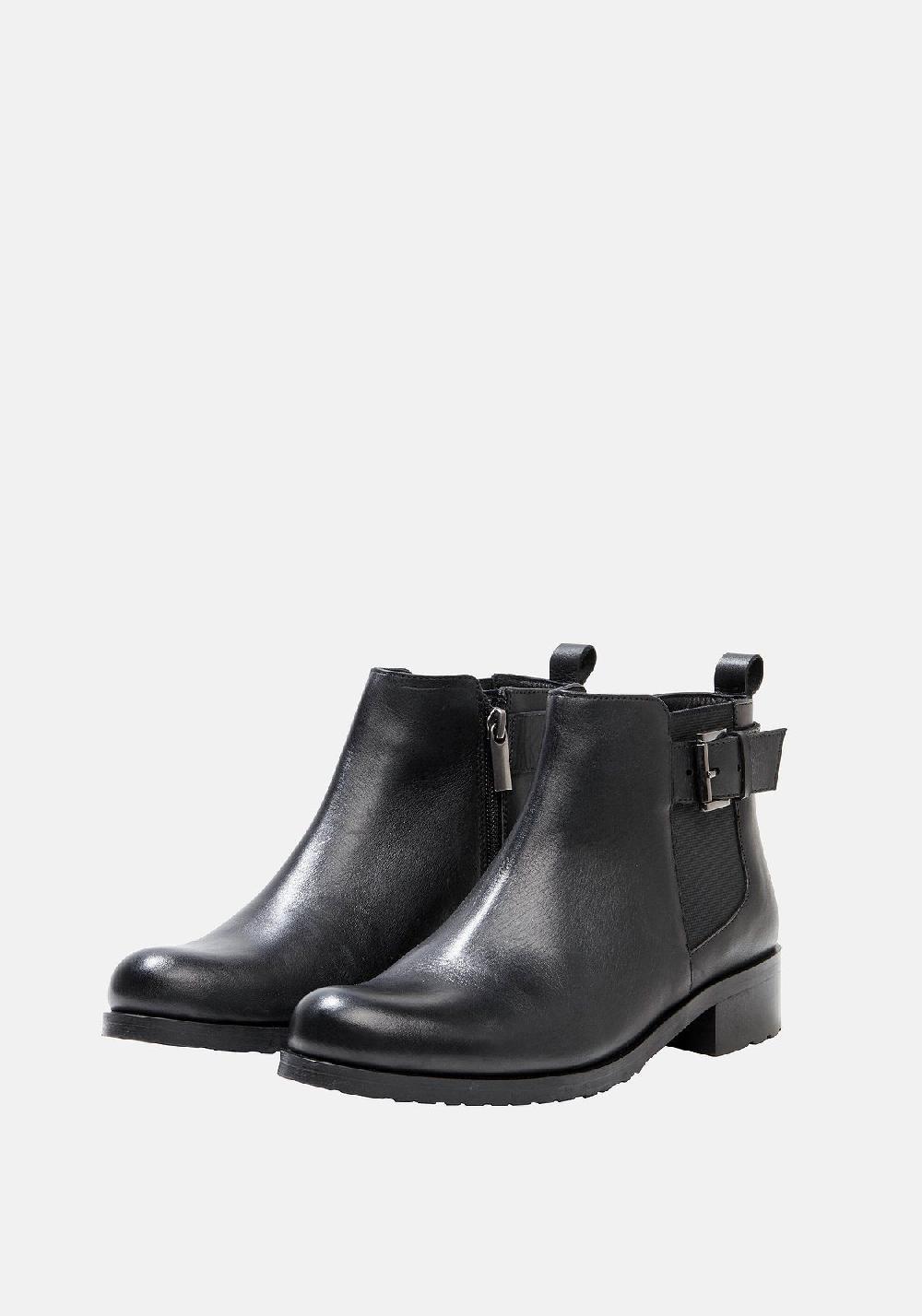sheego Stiefelette mit Band und Schnalle am Schaft Begrenzte Freigabe