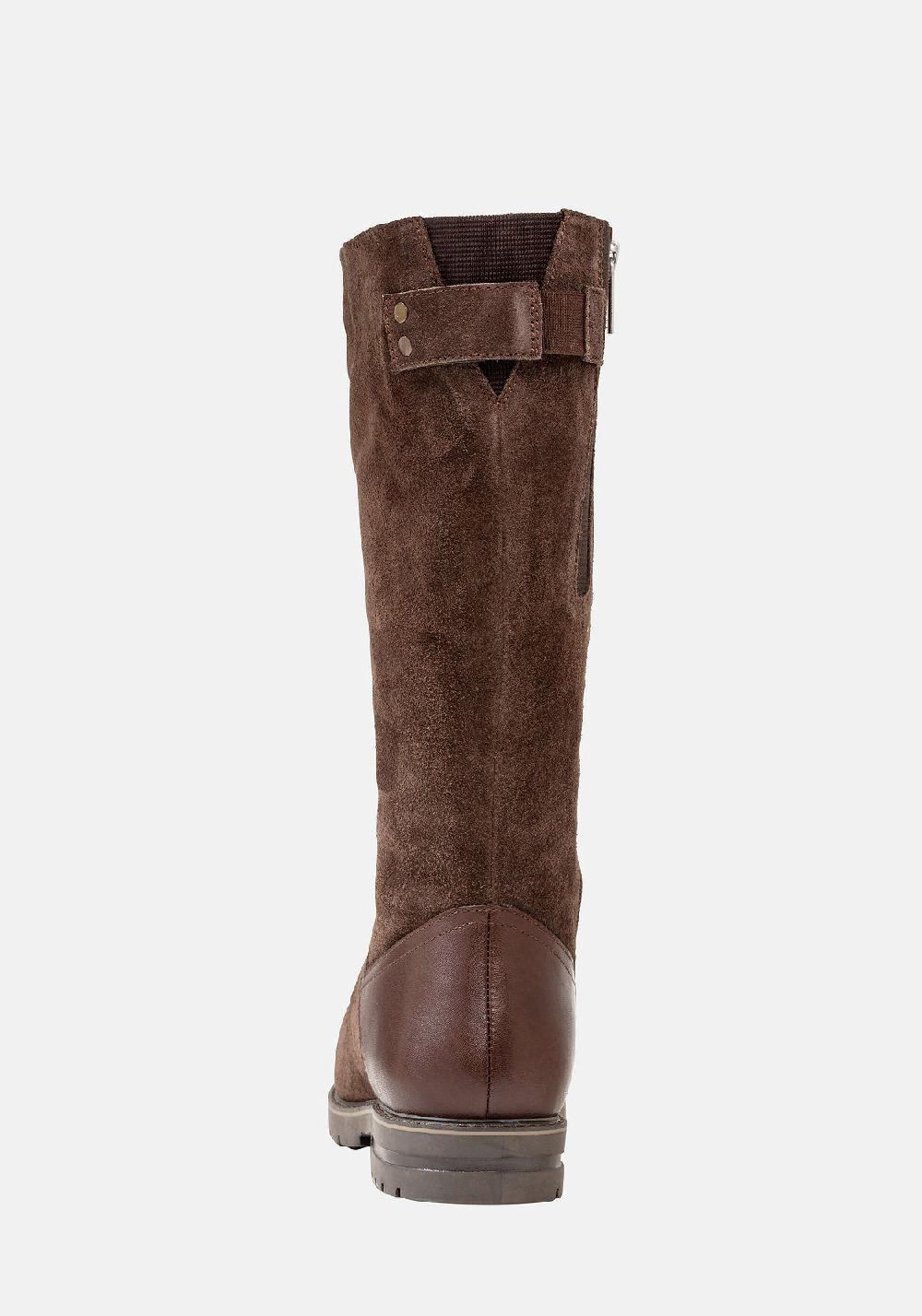 sheego Weitschaftstiefel mit elastischer Zierschnalle Neueste Stile