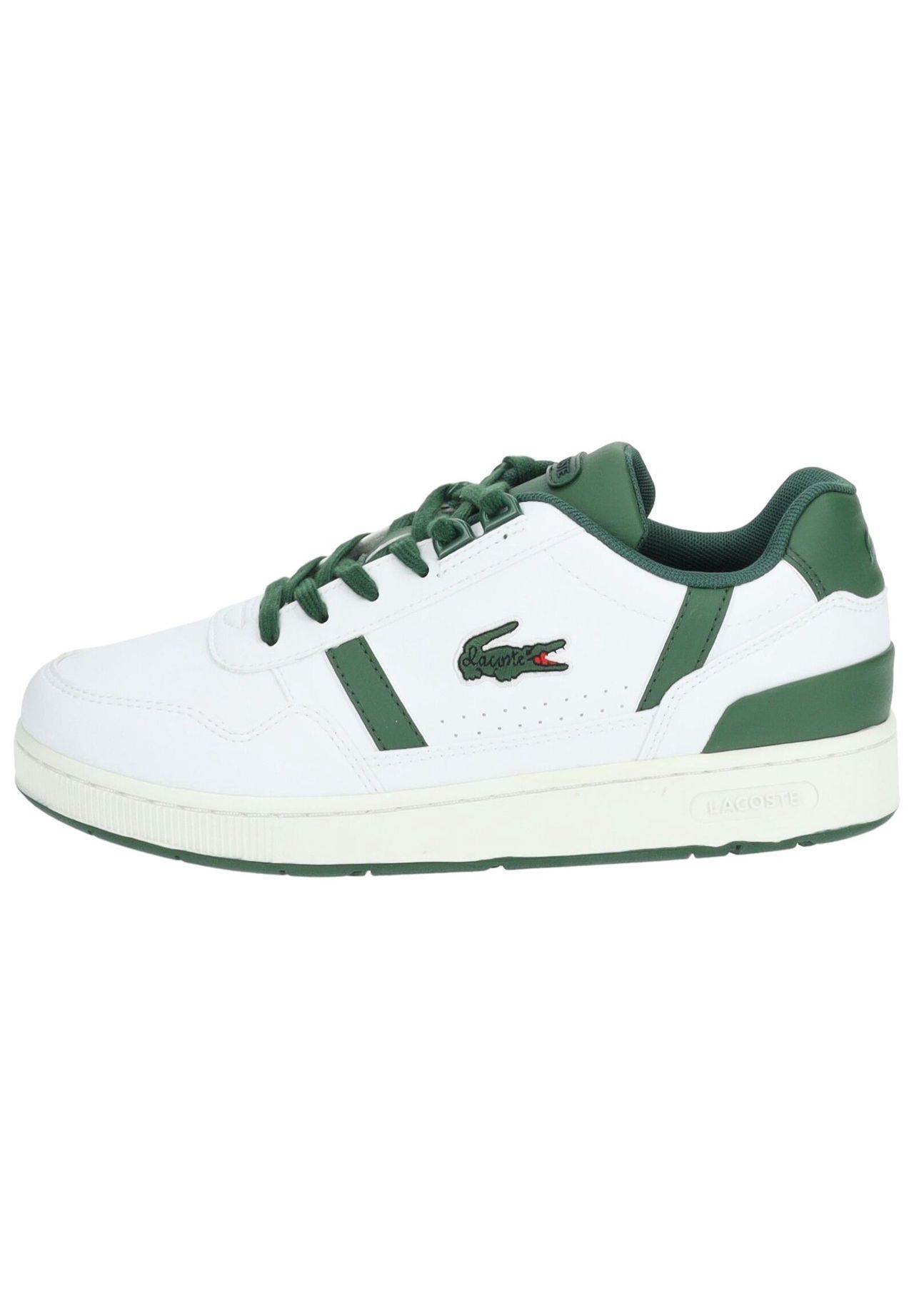 LACOSTE Lederimitat Sneaker Schlussverkauf