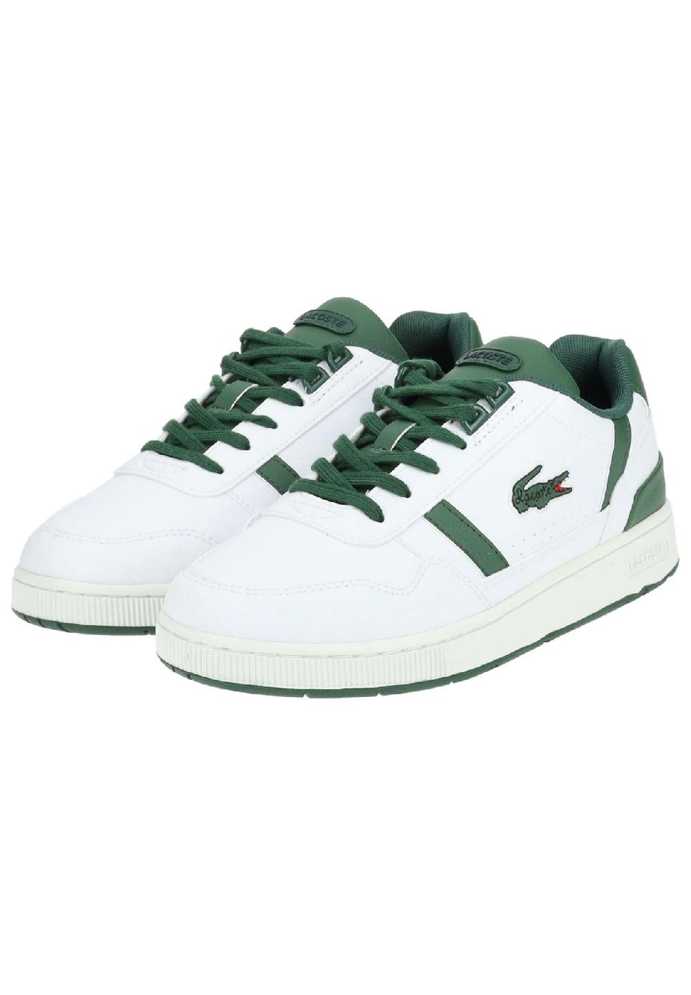 LACOSTE Lederimitat Sneaker Schlussverkauf