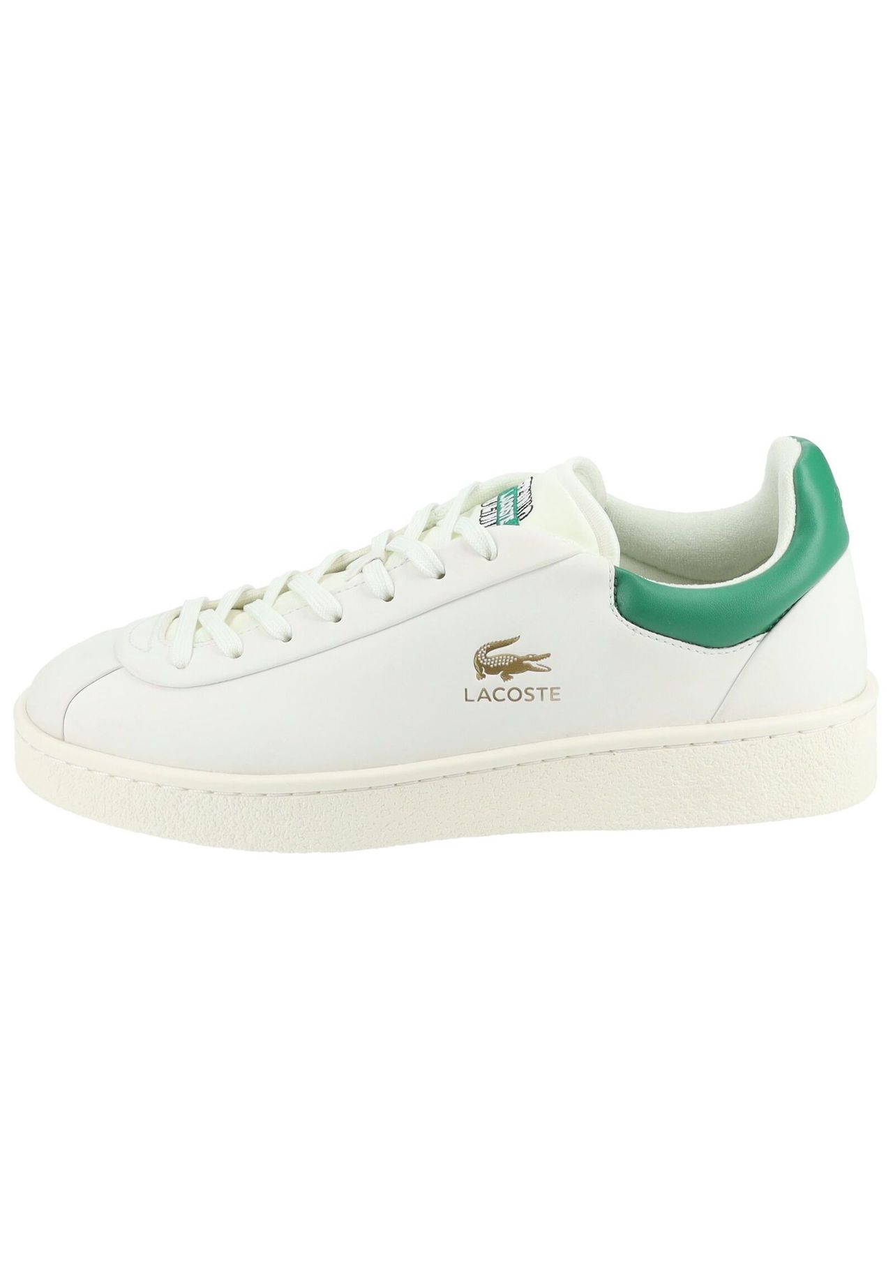 LACOSTE Nubukleder/Textil Sneaker Fabrikverkauf