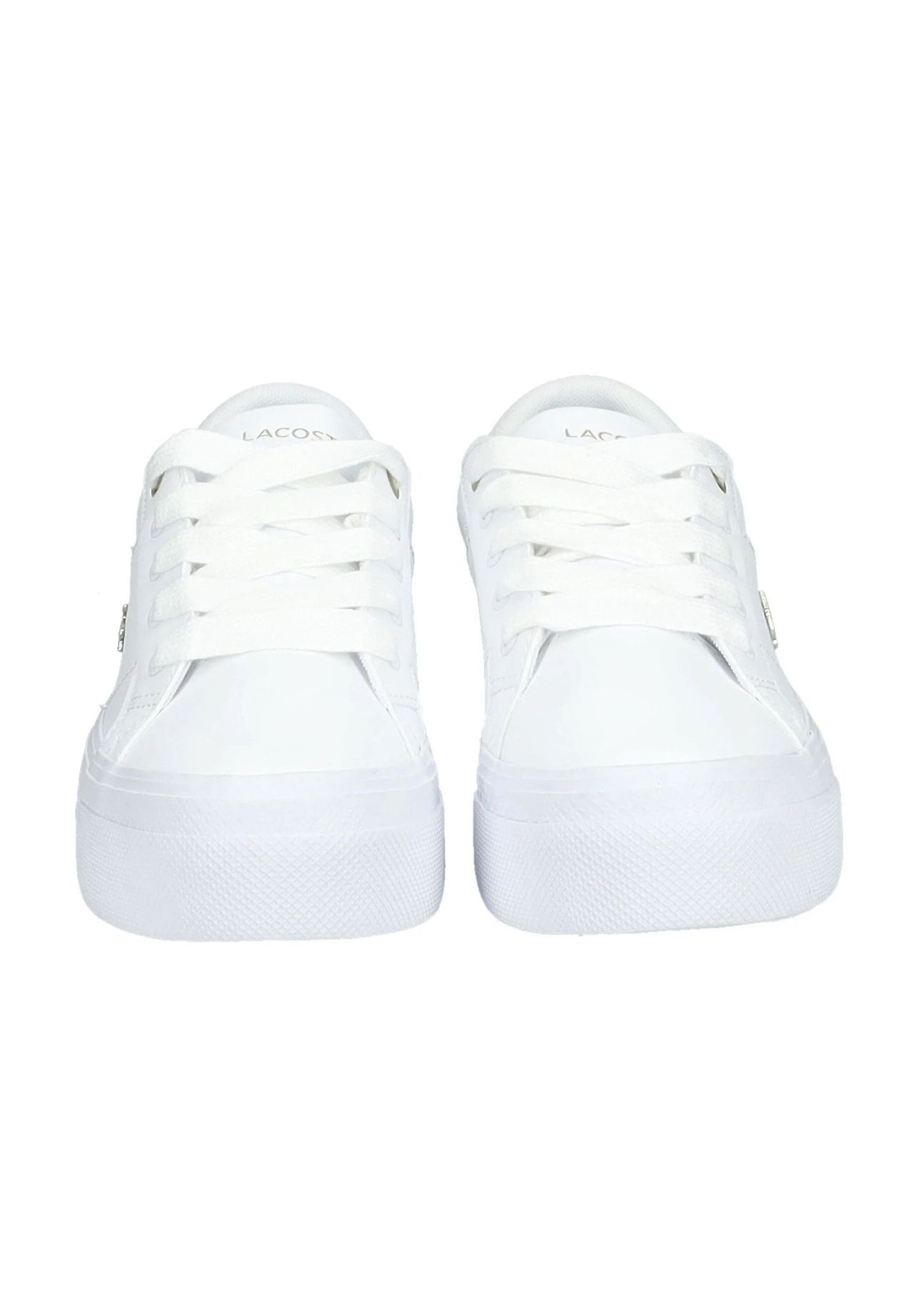 LACOSTE Sneaker Leder Emblem für Damen Limitierter Zeitrabatt
