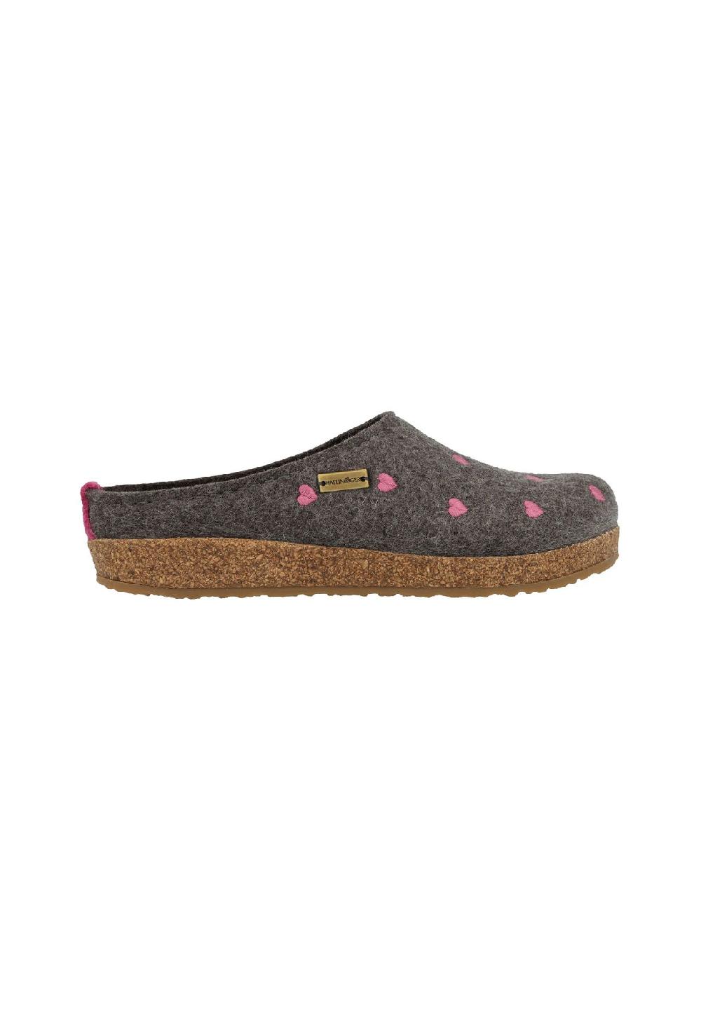 HAFLINGER Clogs Grizzly Cuoricini Neueste Mode
