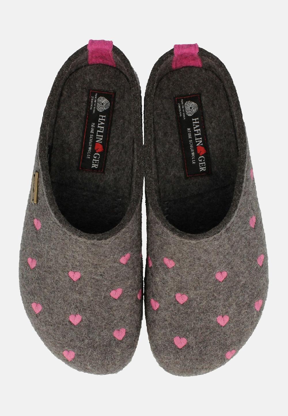 HAFLINGER Clogs Grizzly Cuoricini Neueste Mode