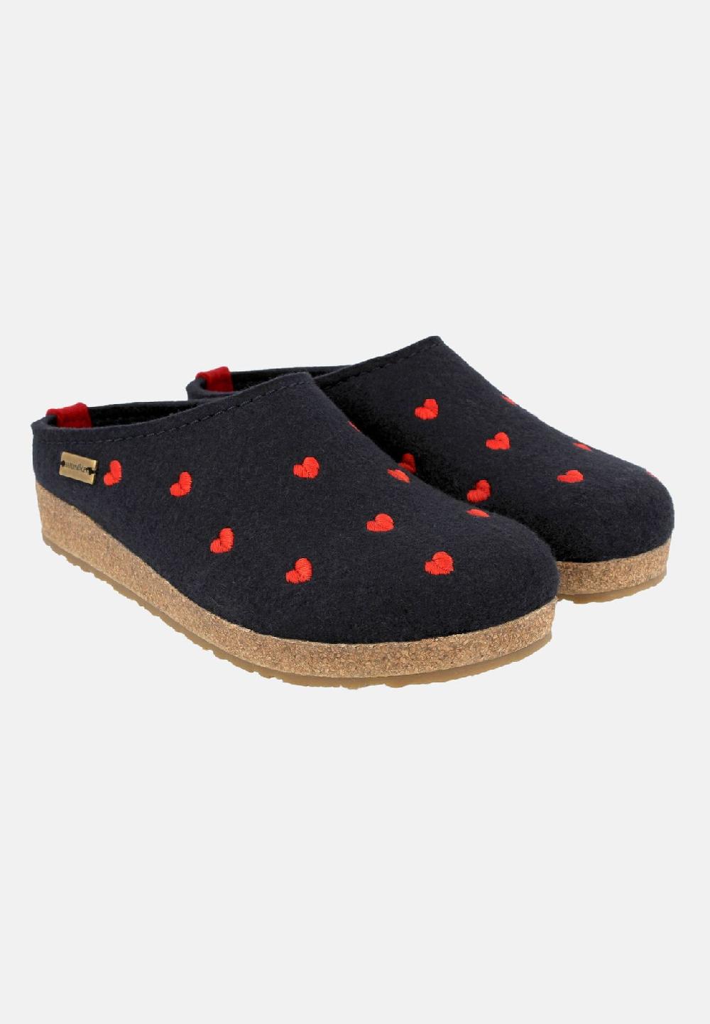 HAFLINGER Clogs Grizzly Cuoricini Online Outlet