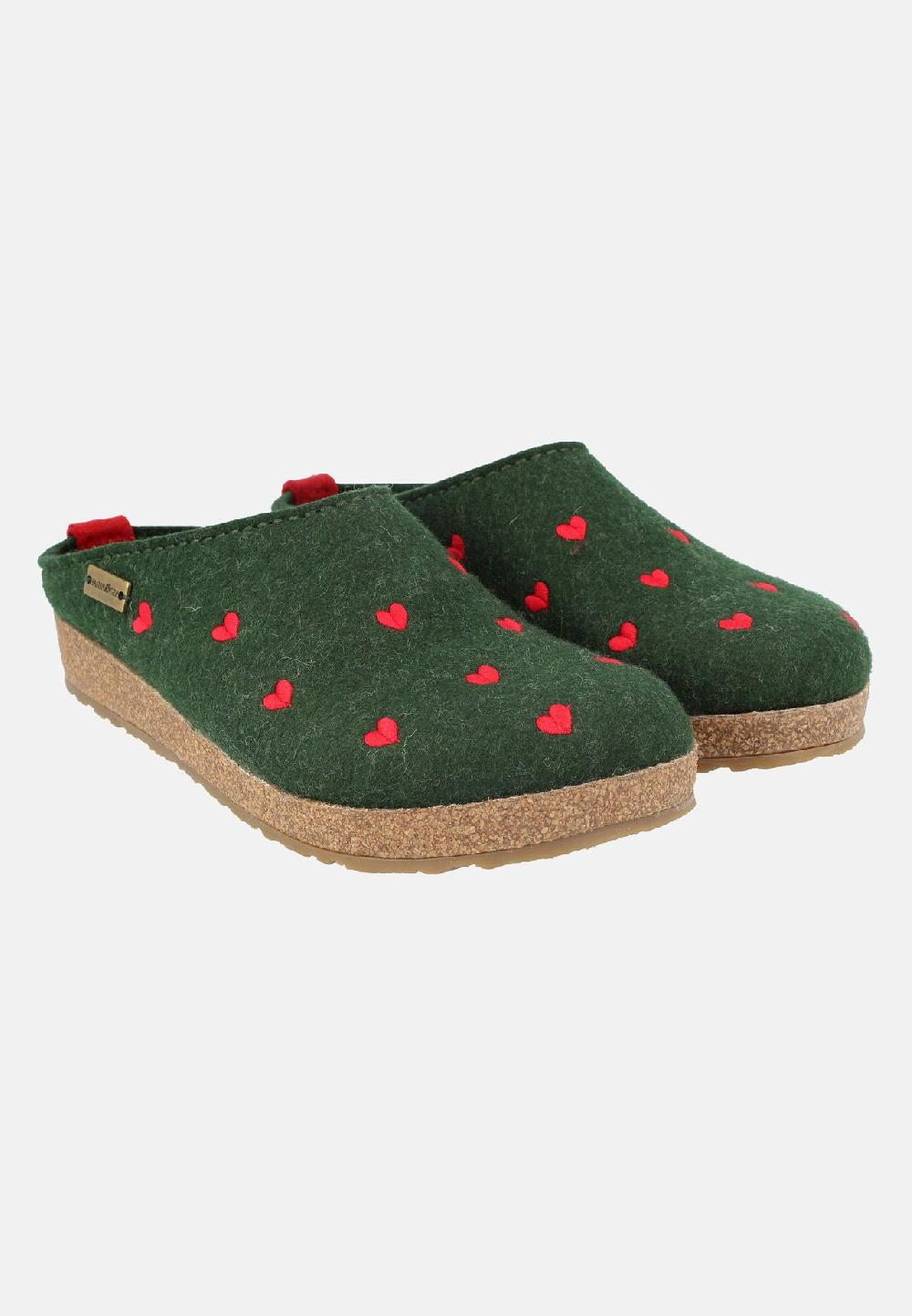 HAFLINGER Clogs Grizzly Cuoricini Zeitlich begrenztes Angebot