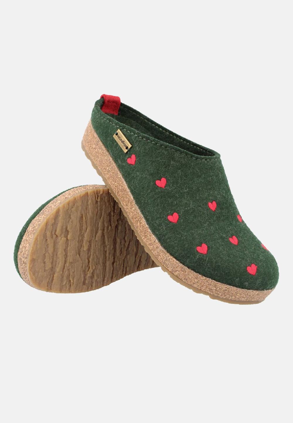 HAFLINGER Clogs Grizzly Cuoricini Zeitlich begrenztes Angebot
