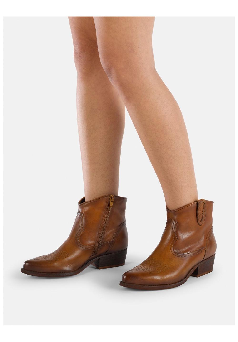 Felmini Leder Stiefelette im Angebot