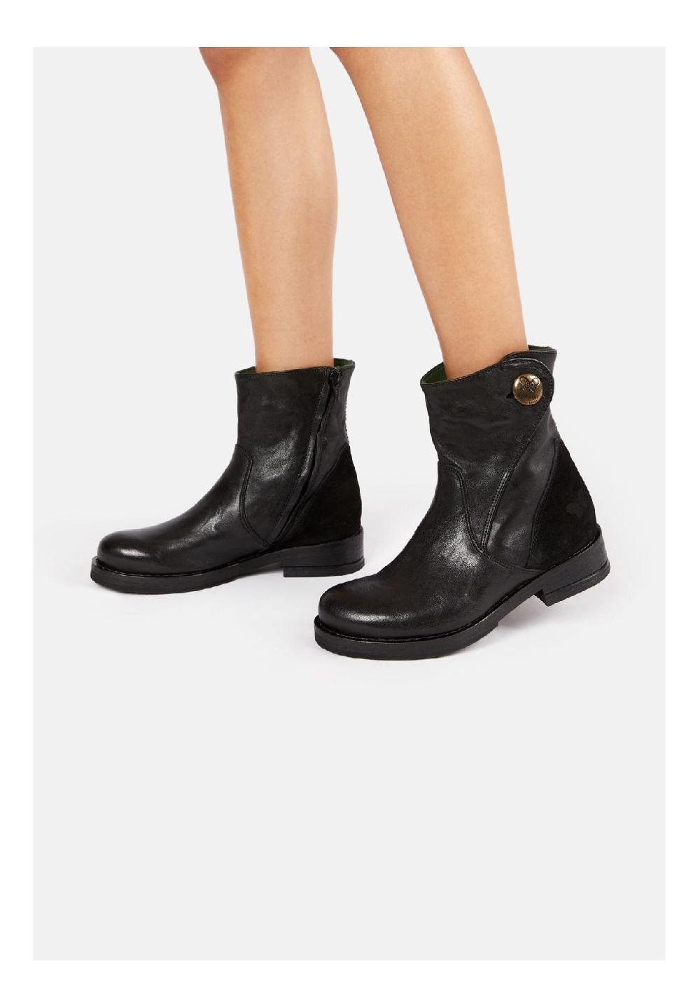 Felmini Leder Stiefelette Fabrikverkauf