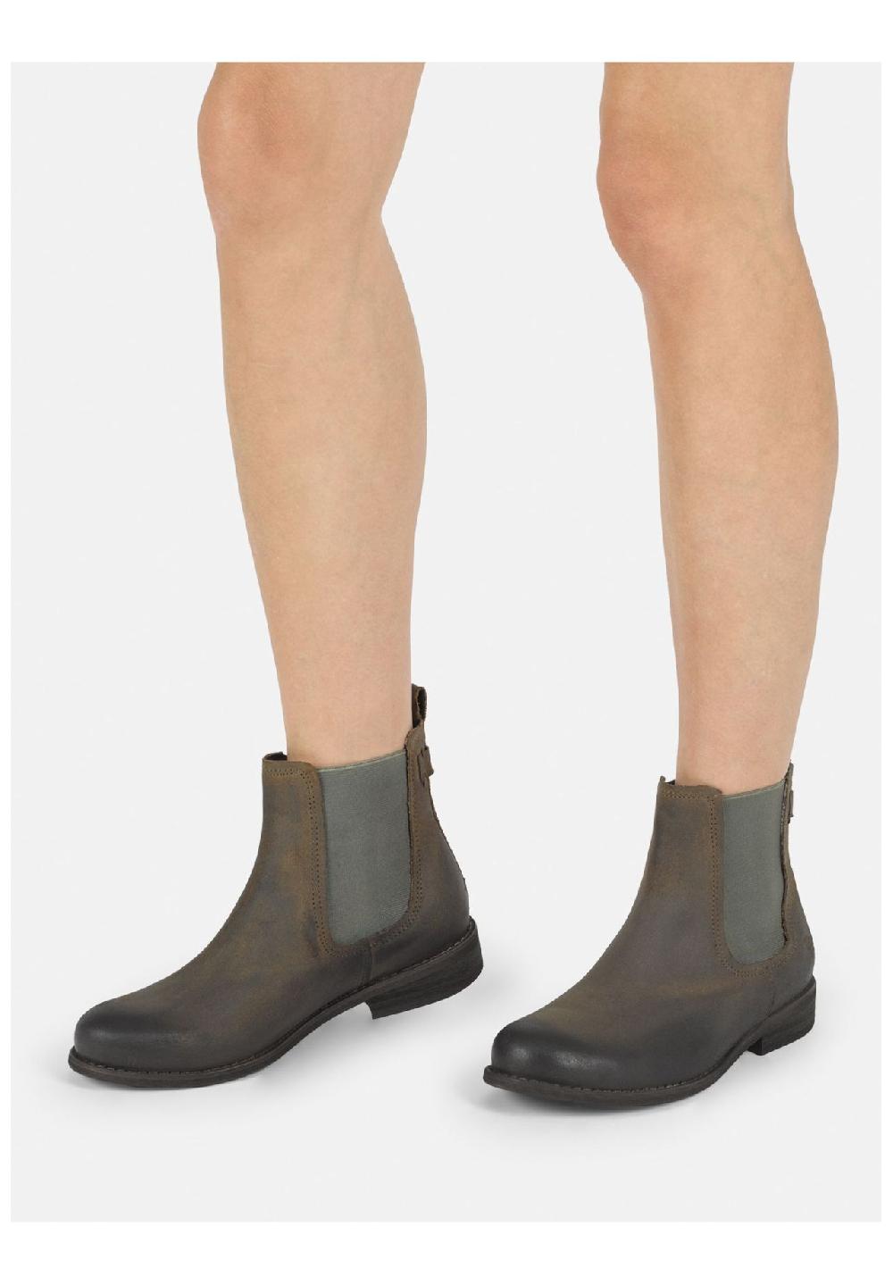 Felmini Veloursleder/Textil Stiefelette Exklusivangebot