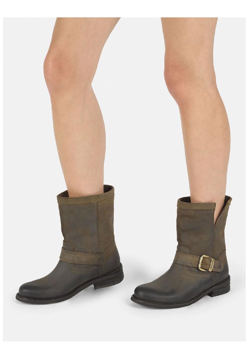 Felmini Leder Stiefelette Preisnachlass