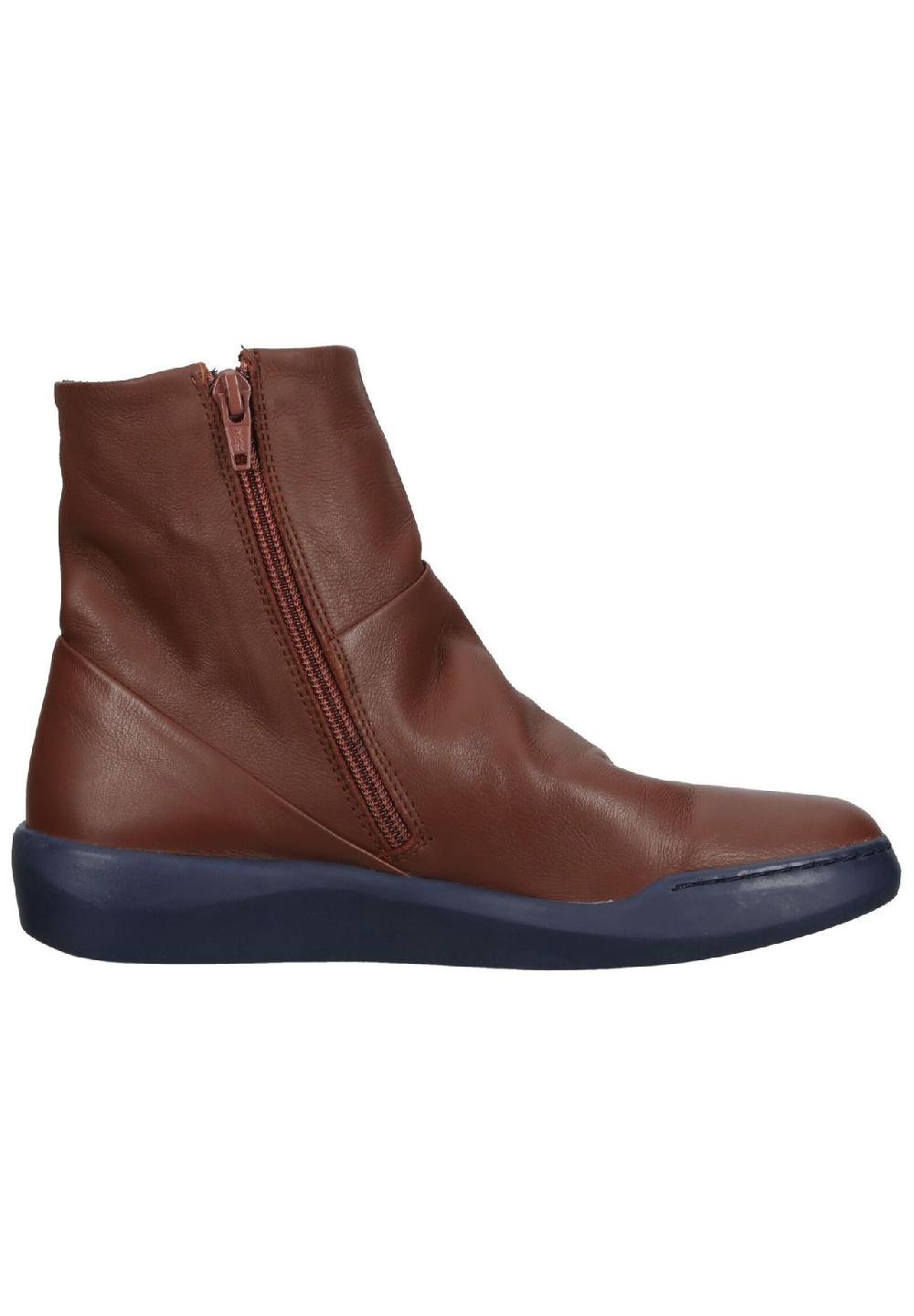 softinos® Leder Stiefelette 50% Rabatt mit kostenlosem Versand