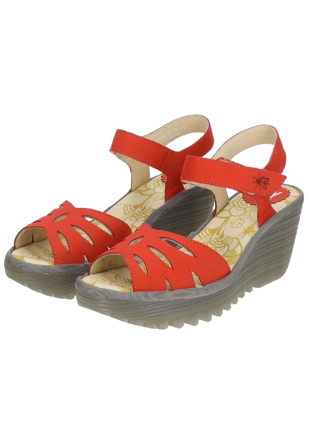 Fly London Leder Sandalen Auslauf
