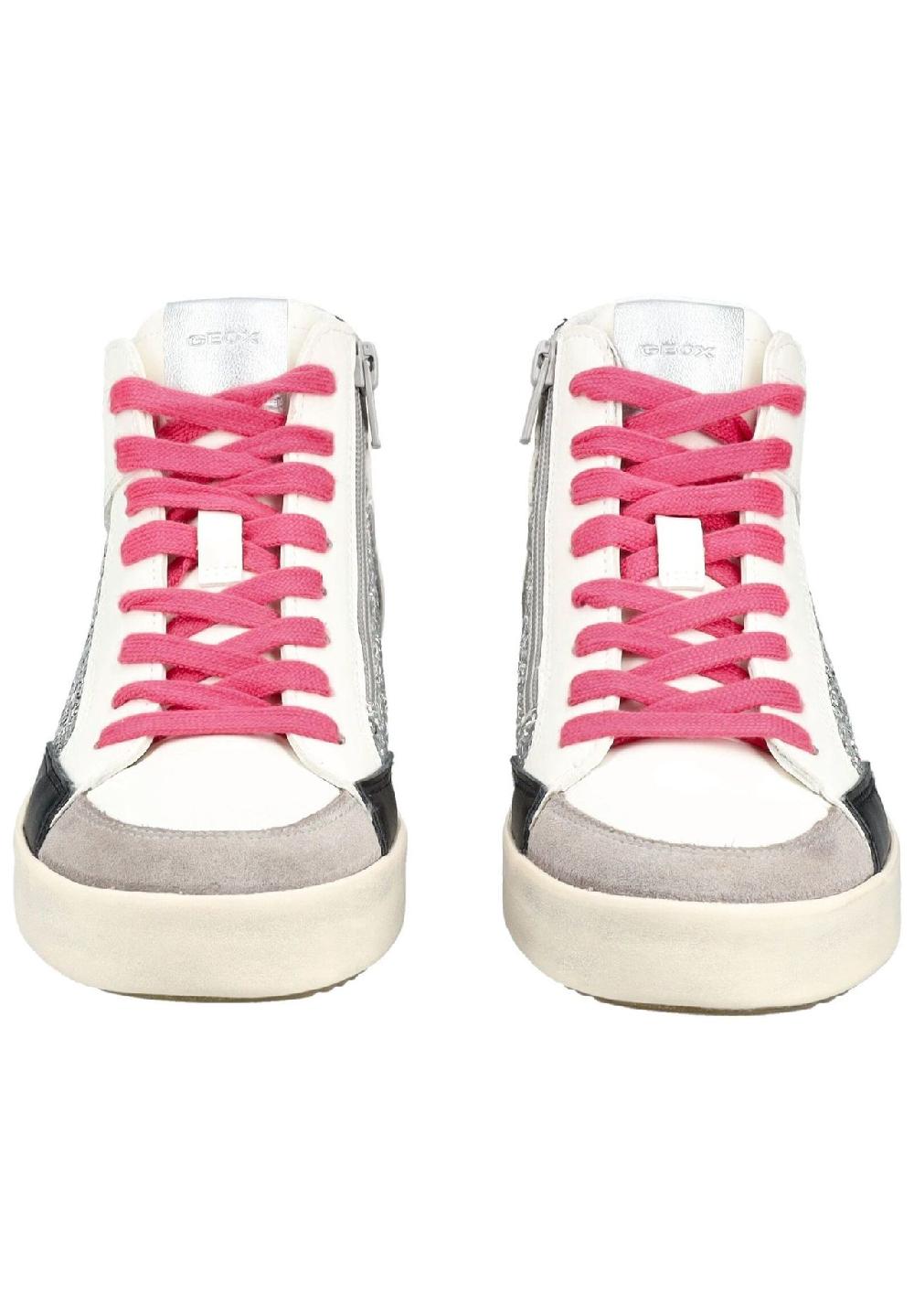 GEOX Lederimitat/Textil Sneaker Große Rabatte