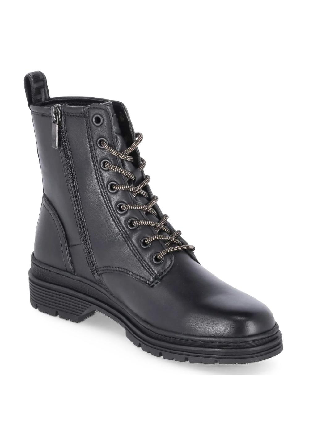 Tamaris Schnürstiefeletten Blockabsatz Zuglasache für Damen Clearance-Verkauf