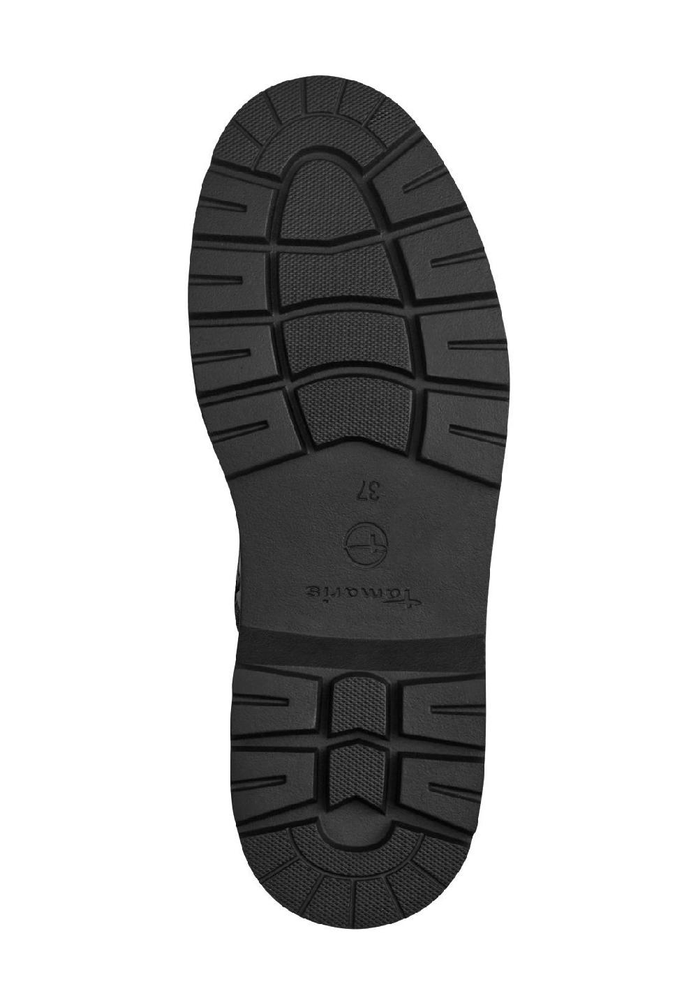 Tamaris Schnürstiefeletten Blockabsatz Zuglasache für Damen Clearance-Verkauf