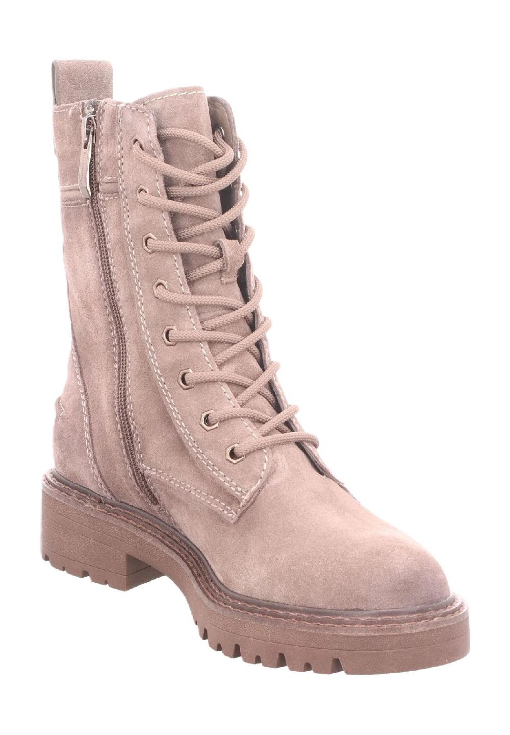 Tamaris Schnürstiefeletten Leder Zuglasche für Damen Sonderangebot