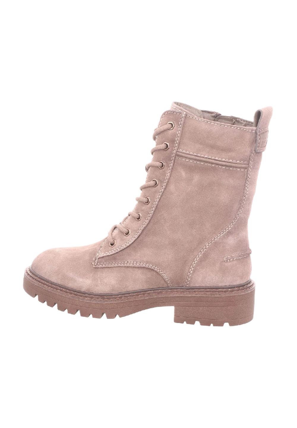 Tamaris Schnürstiefeletten Leder Zuglasche für Damen Sonderangebot