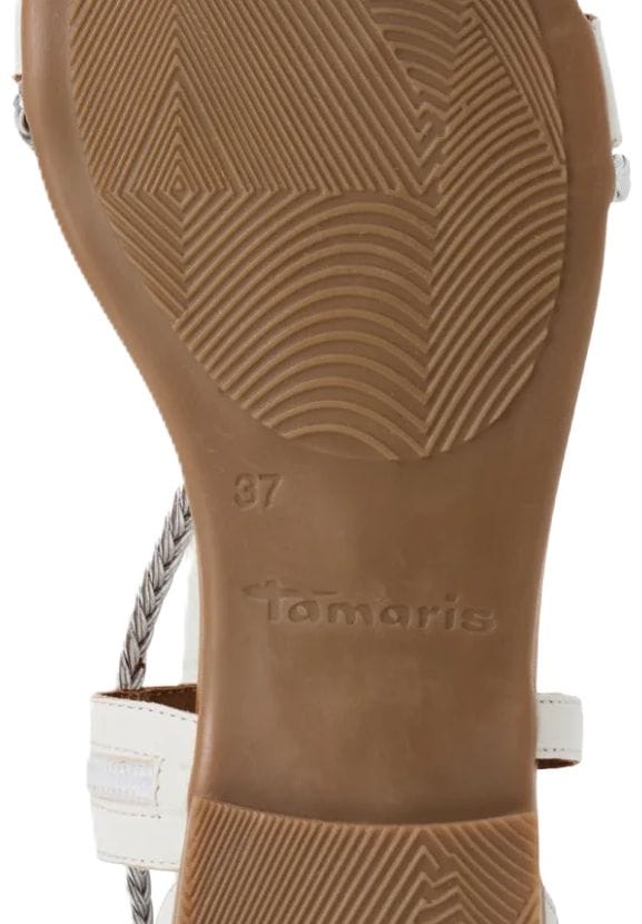 Tamaris Riemchensandalen Leder für Damen Valentinstagsangebot