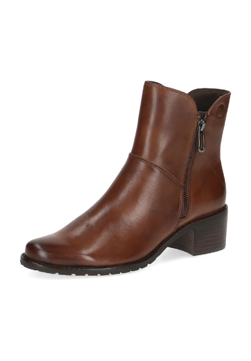 Caprice Stiefeletten Leder Blockabsatz für Damen Saisonale Angebote