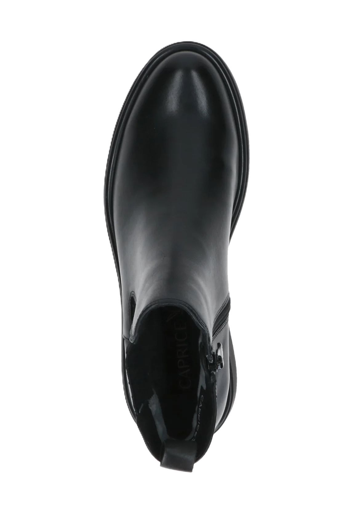 Caprice Chelsea Boots Leder Blockabsatz für Damen Muttertagsangebot