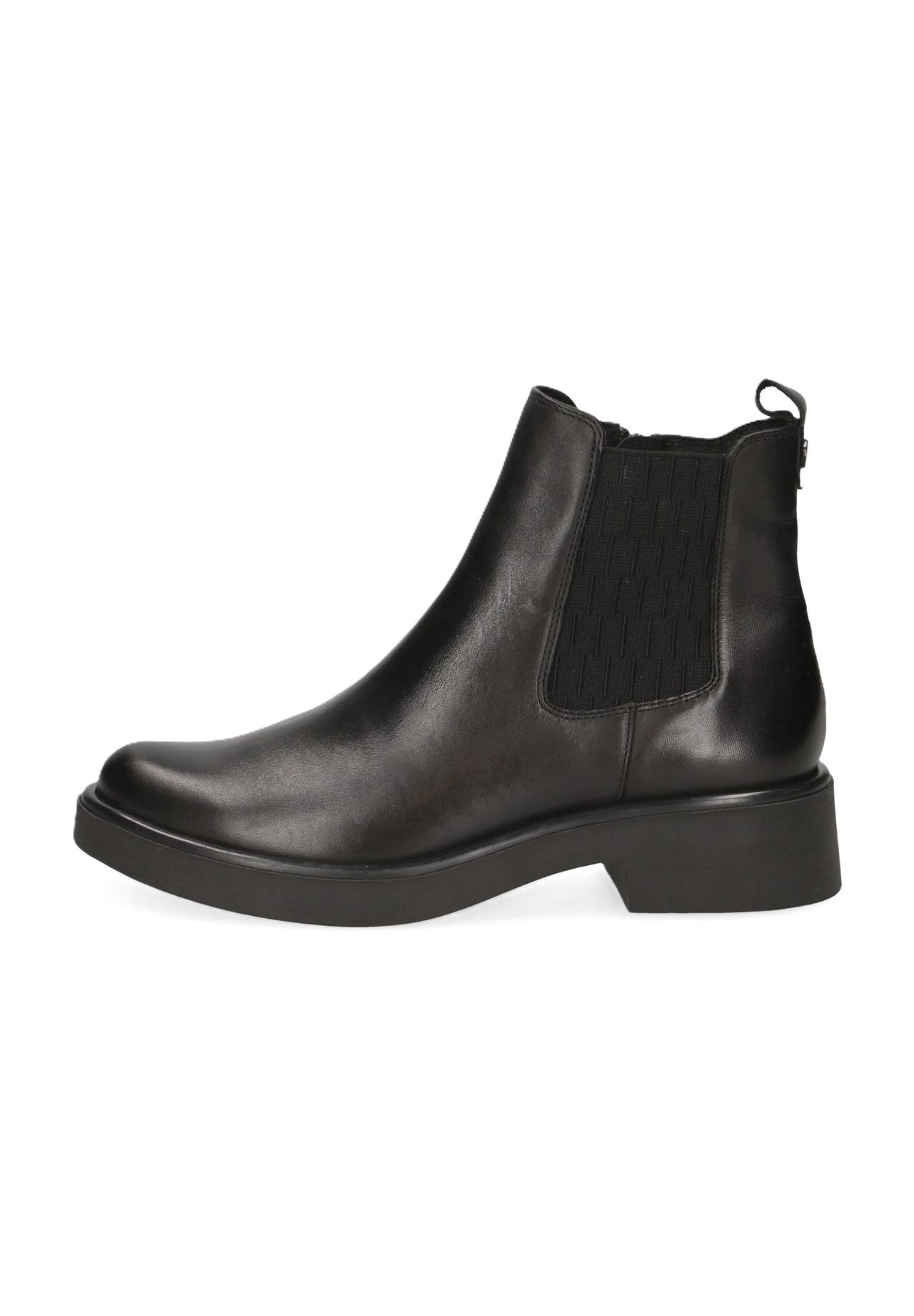 Caprice Chelsea Boots Leder Blockabsatz für Damen Muttertagsangebot