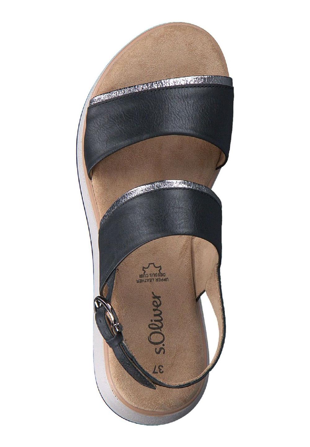 s.Oliver Leder Sandalen Bis zu 55% Rabatt