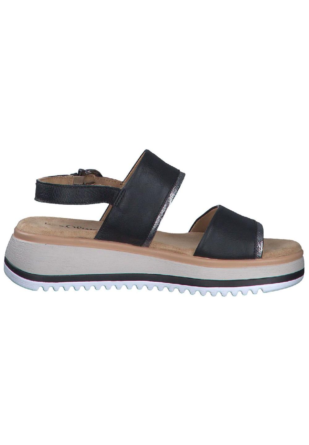 s.Oliver Leder Sandalen Bis zu 55% Rabatt
