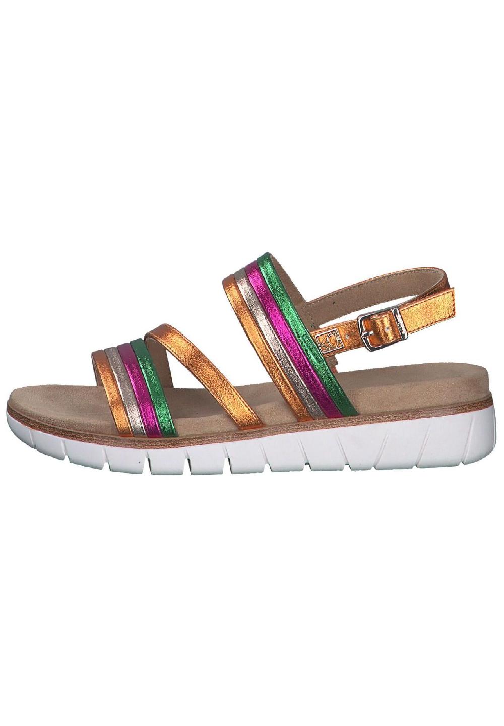 s.Oliver Lederimitat Sandalen Nur noch ein Tag übrig