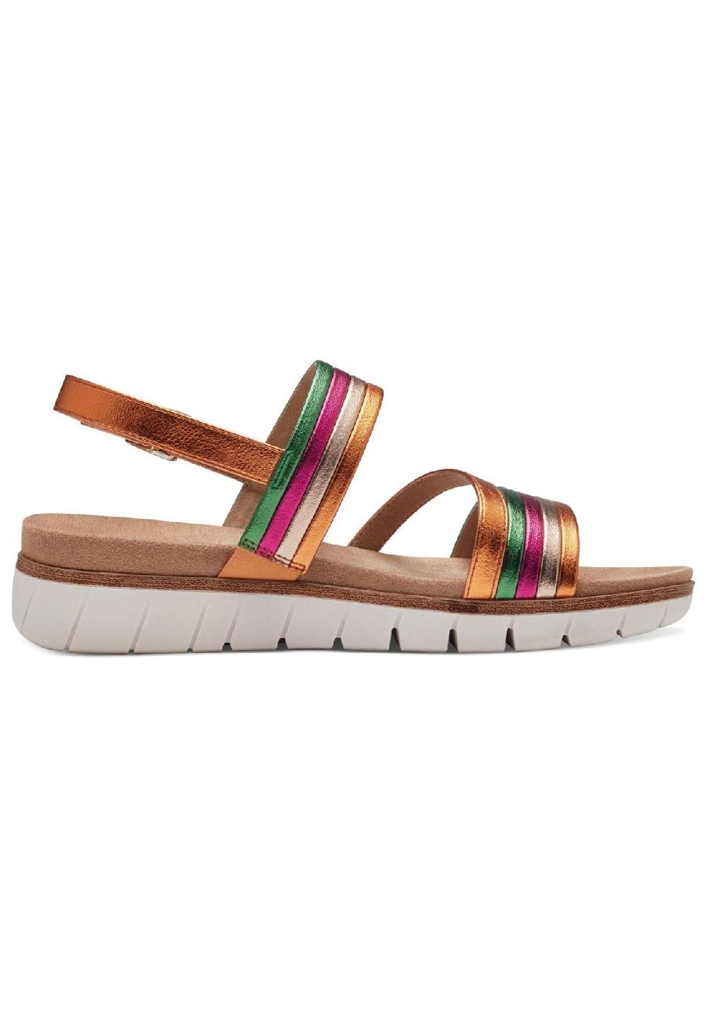 s.Oliver Lederimitat Sandalen Nur noch ein Tag übrig