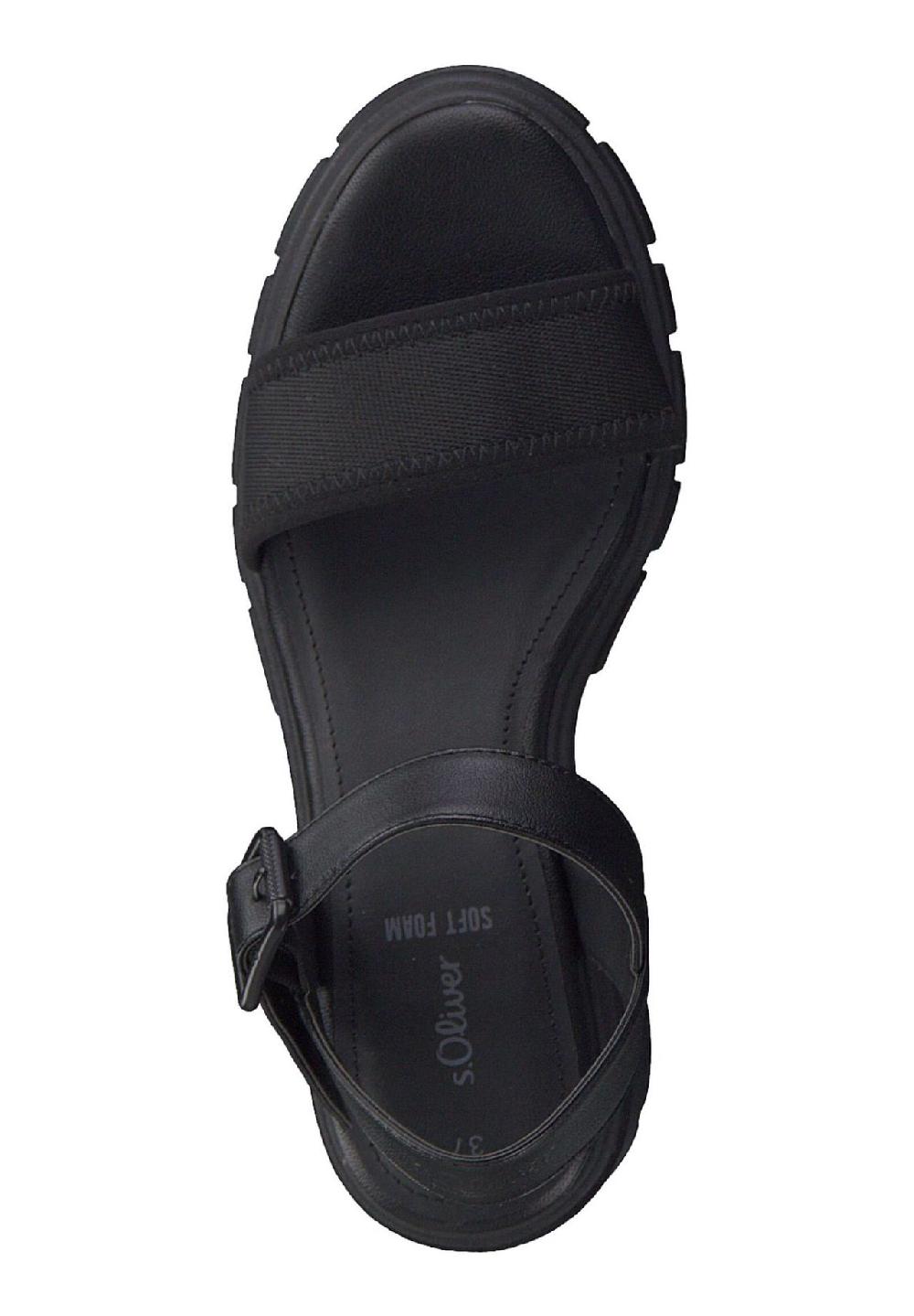 s.Oliver Lederimitat/Textil Sandalen Riesige Rabatte