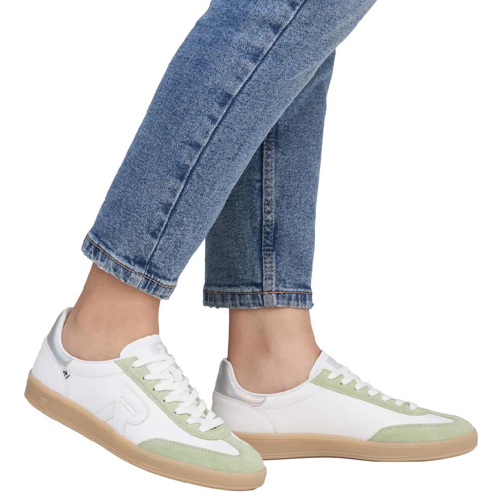 RIEKER Sport Sneaker »San Diego« Retro-Sneaker Freizeitschuh Halbschuh mit herausnehmbarem Fußbett ▷ für Sonderangebot