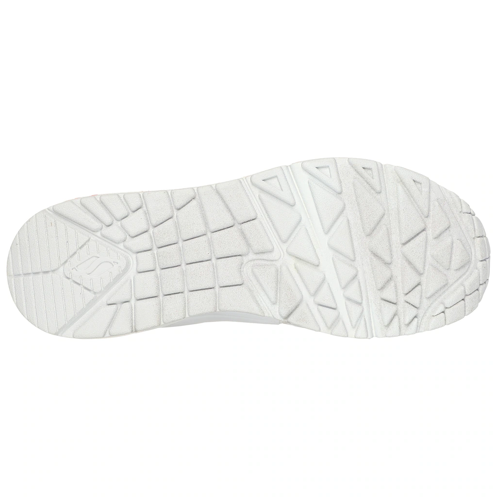 Skechers Wedgesneaker »UNO-SPREAD THE LOVE« Freizeitschuh Halbschuh Schnürschuh mit coolem Graffiti-Print Großer Ausverkauf
