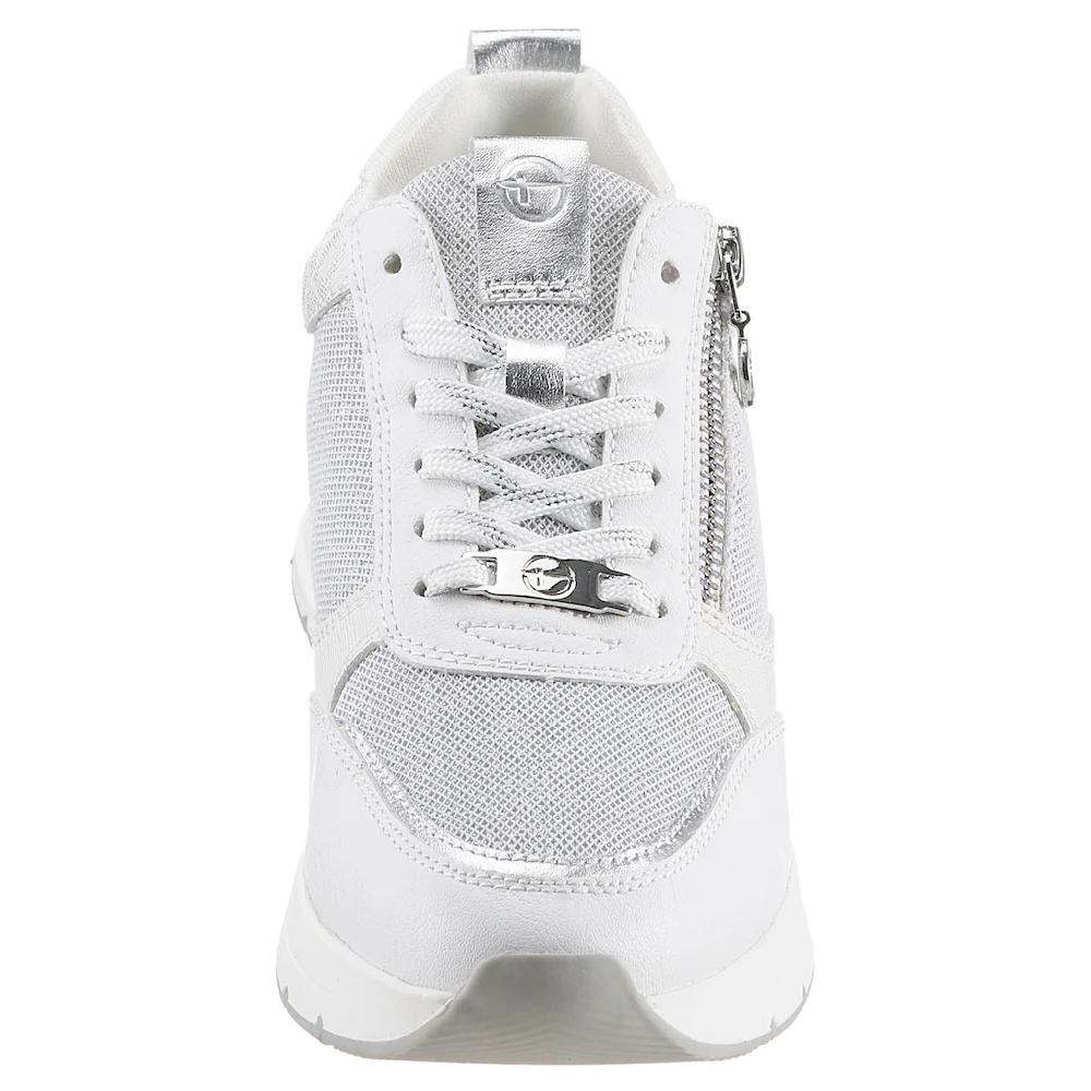 Tamaris Keilsneaker Freizeitschuh Halbschuh Schnürschuh mit praktischem Wechselfußbett bestellen Flash Sale