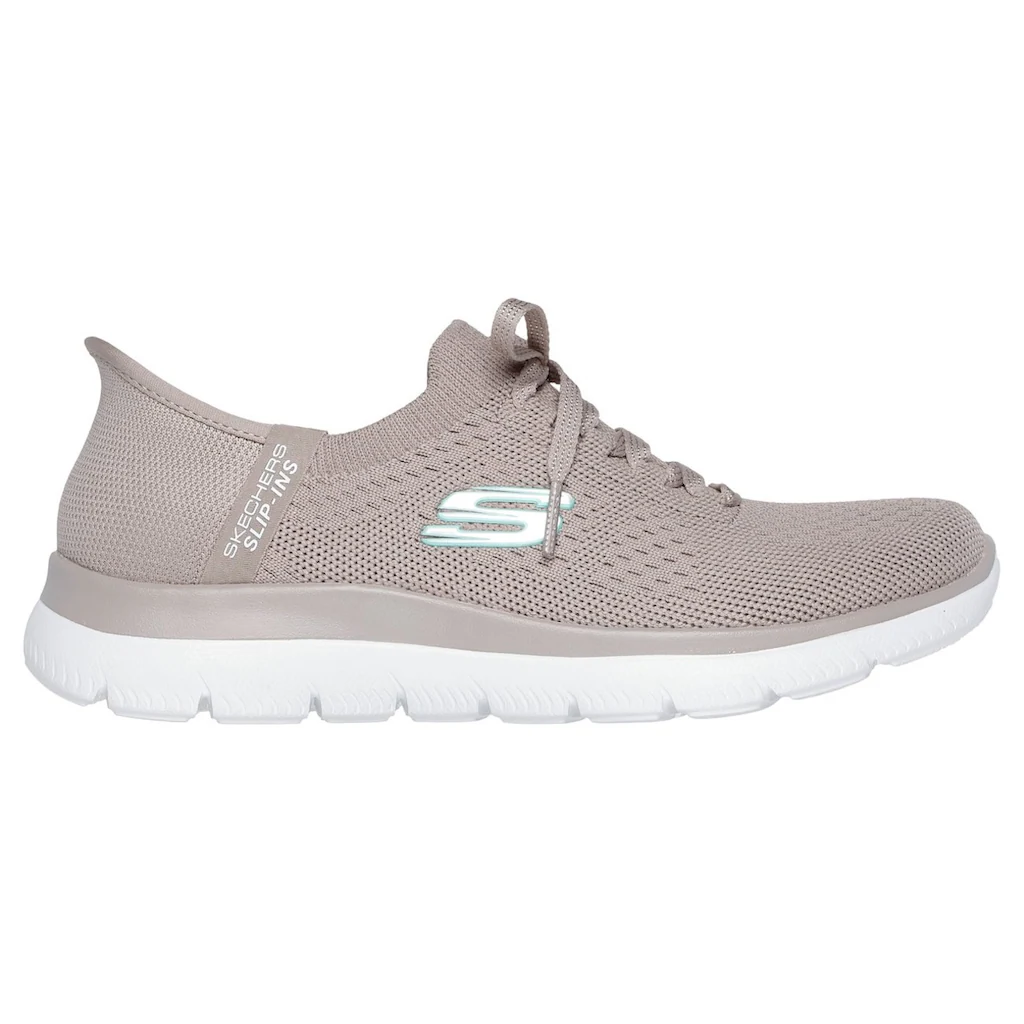 Skechers Slip-On Sneaker »SUMMITS-NEW DAILY« Slipper Freizeitschuh in veganer Verarbeitung kaufen Lagerräumung