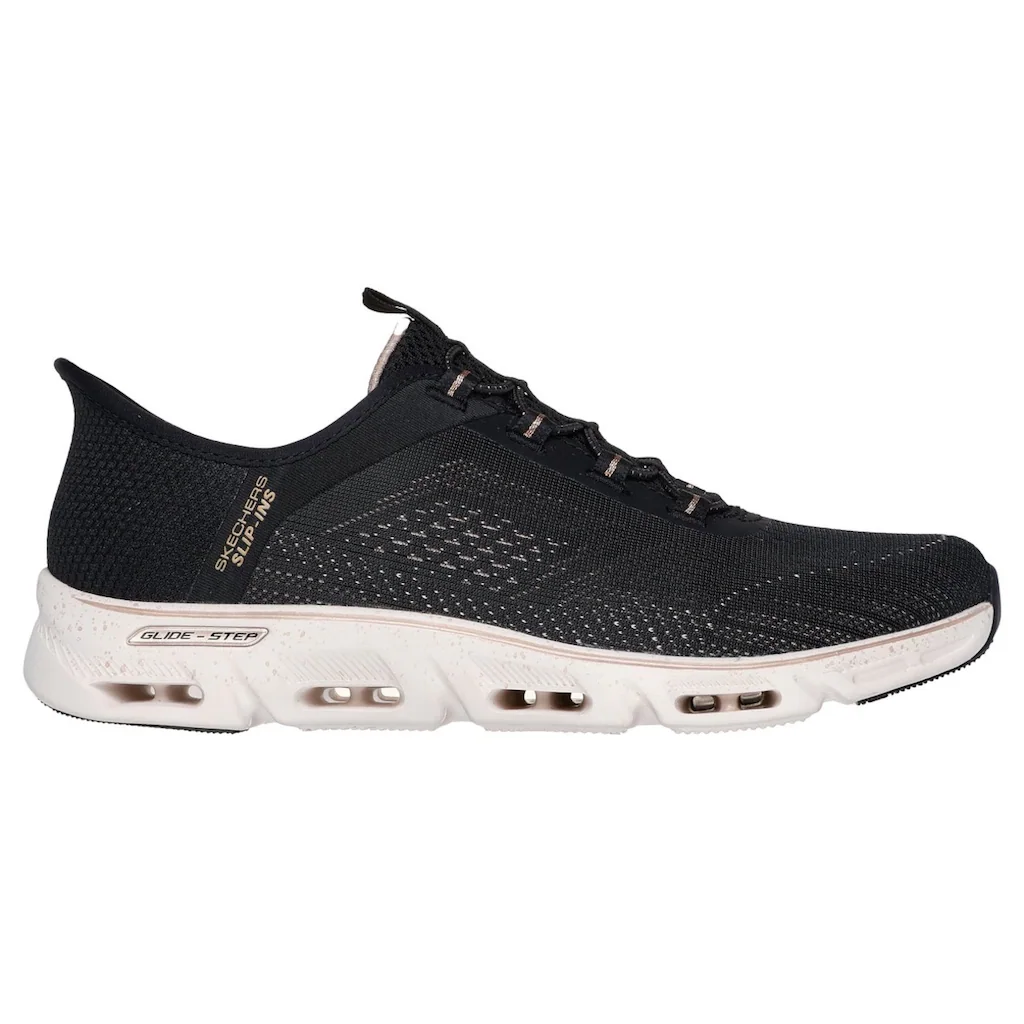 Skechers Slip-On Sneaker »GLIDE-STEP GRATIFY-PACE« Schlupfschuh Komfortschuh mit elastischer Schnürung ▷ für Saisonale Angebote